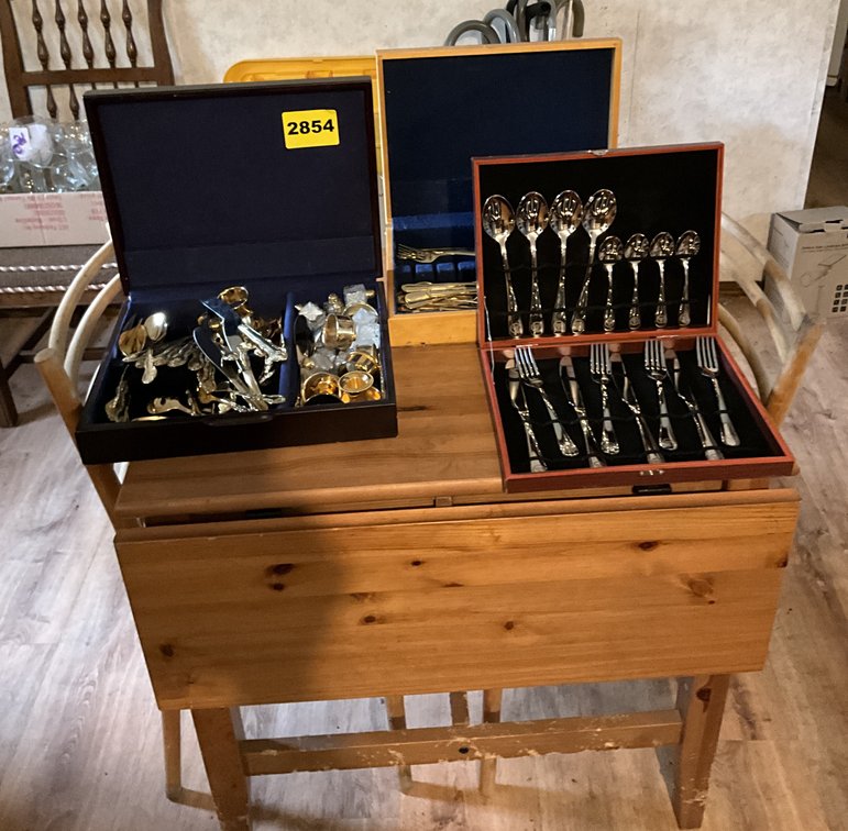 3 Boxes Silverware 