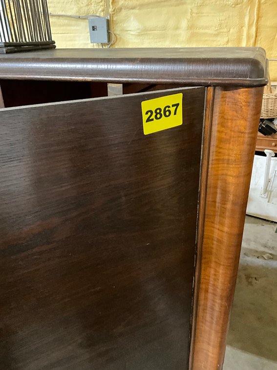 Vintage Wood Cabinet 