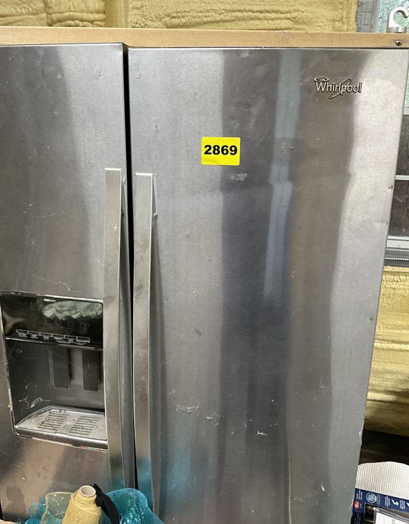 Whirlpool Stainless Fridge & Freezer In One 