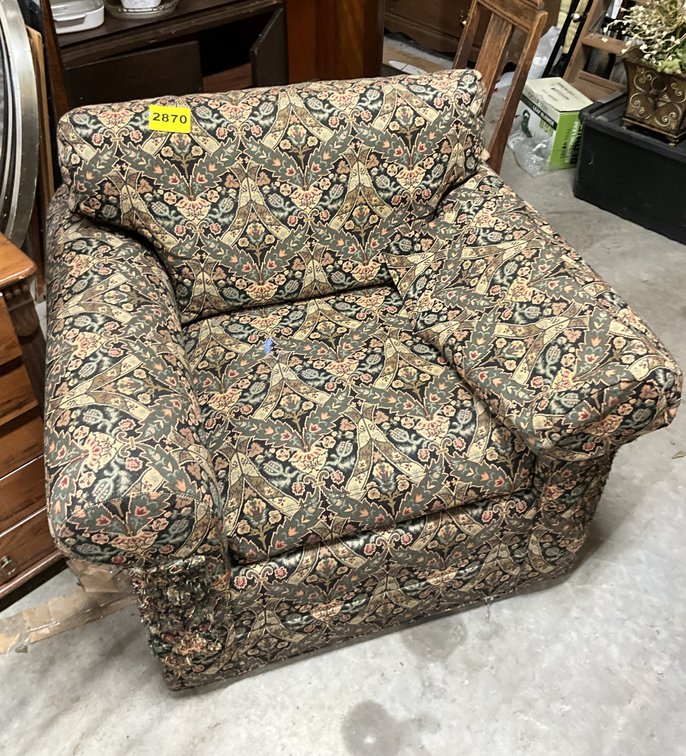Chair, Coffee Table, Cabinet W/ Out Doors 