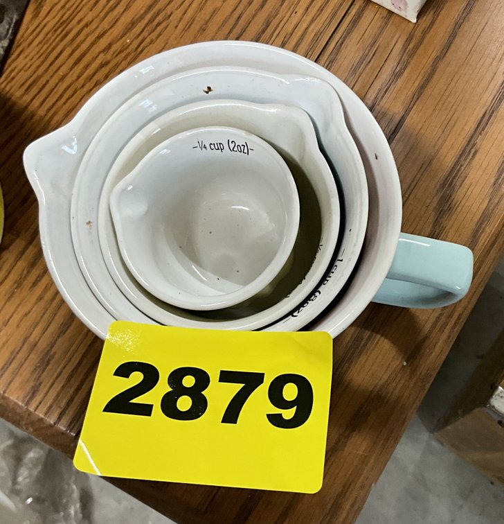 Ceramic Vintage Measuring Cups 