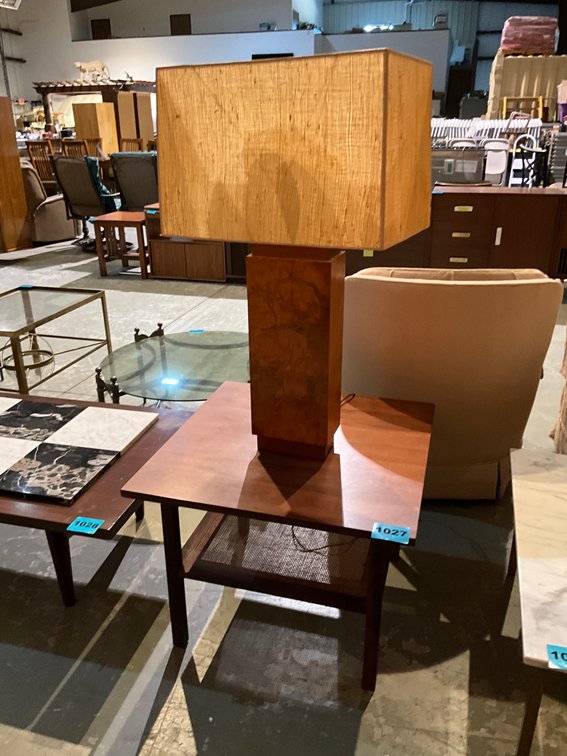 Mid-Century Modern Lamp & End Table