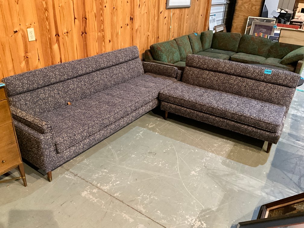 Vintage Fabric Sectional