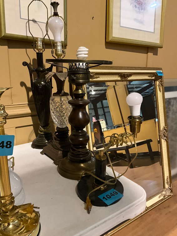 Vintage Assorted Table Lamps