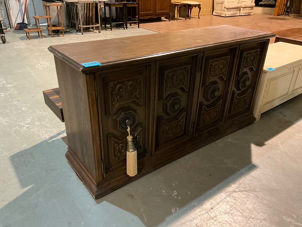Drexel Heritage Solid Walnut Italian Provincial Sideboard