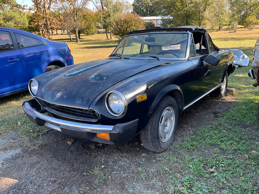 1980 Fiat 124 Sport Spider 2-Door Convertible 