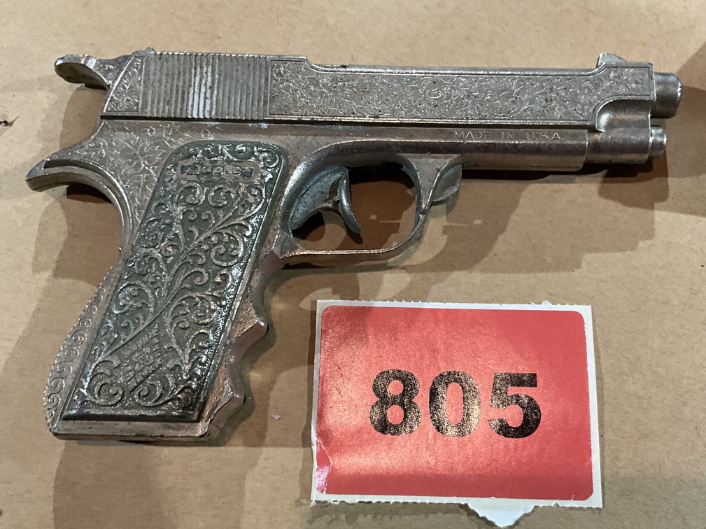 Cast Metal 45 Cal Cap Gun 