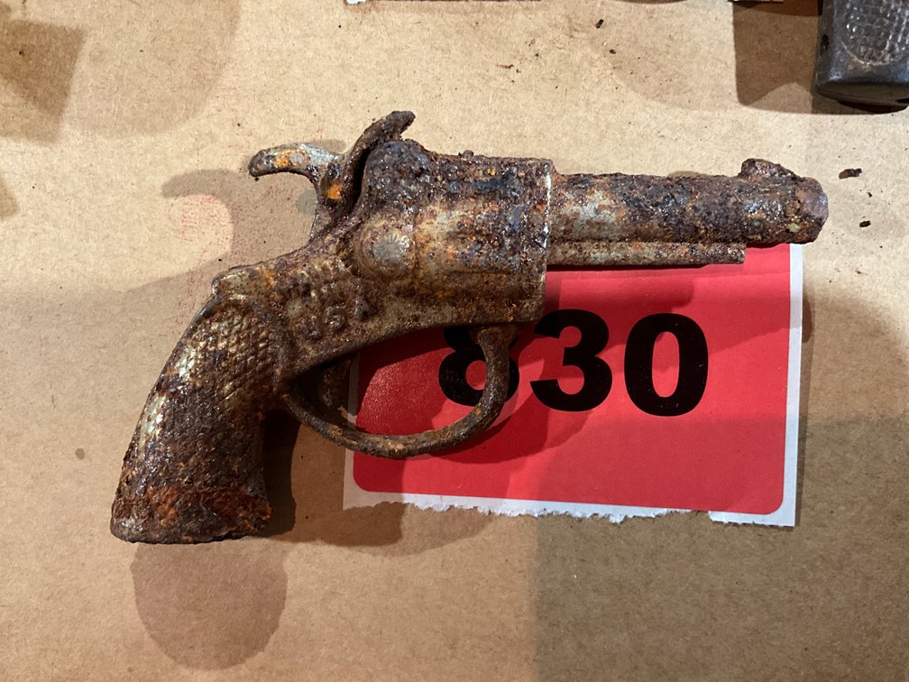 Vintage Echo Metal Pistol Rusty 