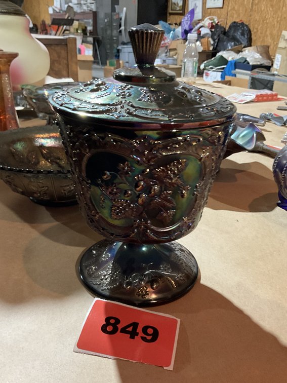 Fenton Covered Candy Dish 
