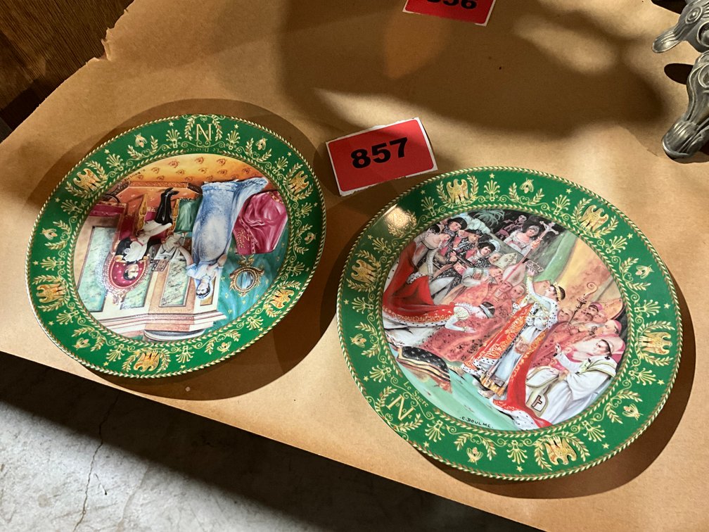 Pair Limoges Plates