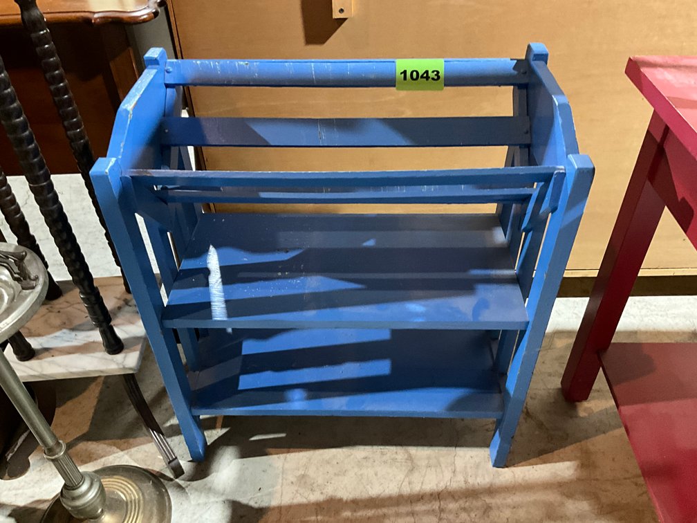 1 Blue Book Rack 
