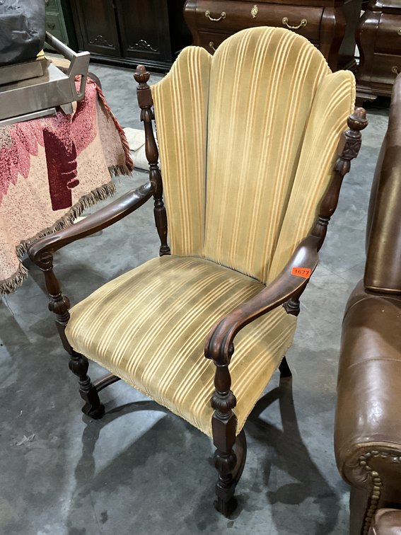 Vintage Victorian Mahogany  Arm Chair 