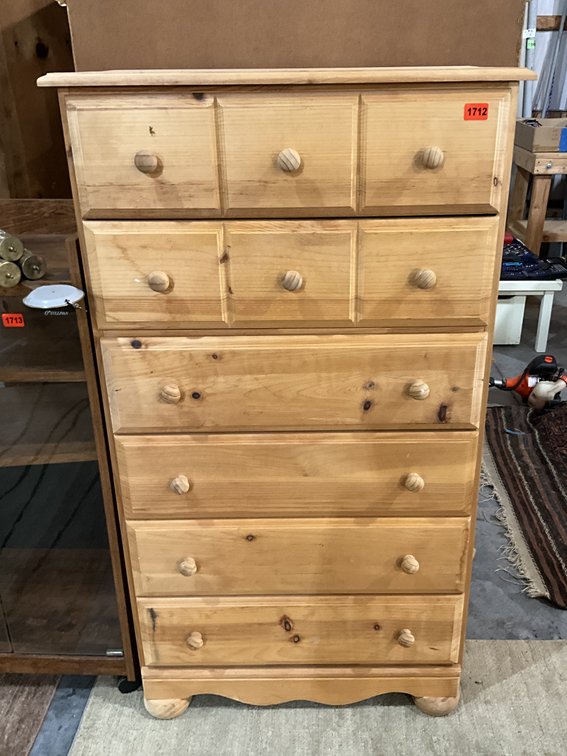 6 Drawer Pine Chest 