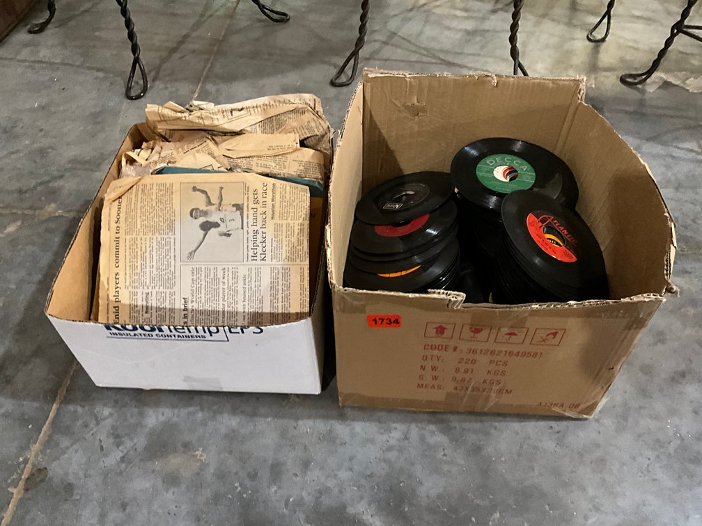 2 Boxes Of Asst. Records 