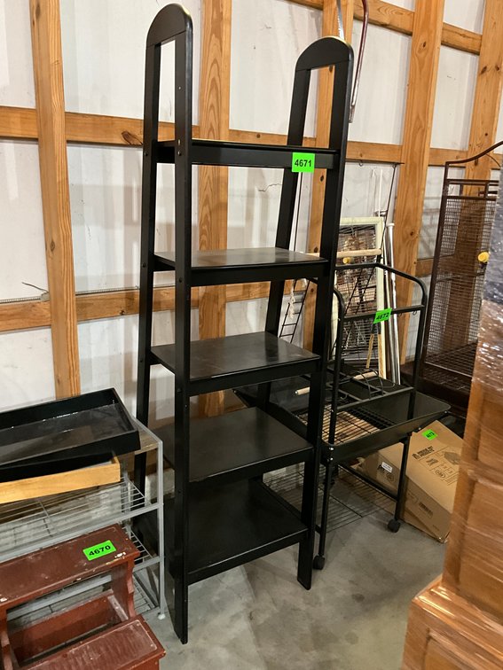 Black Shelf 20"X16"X6'