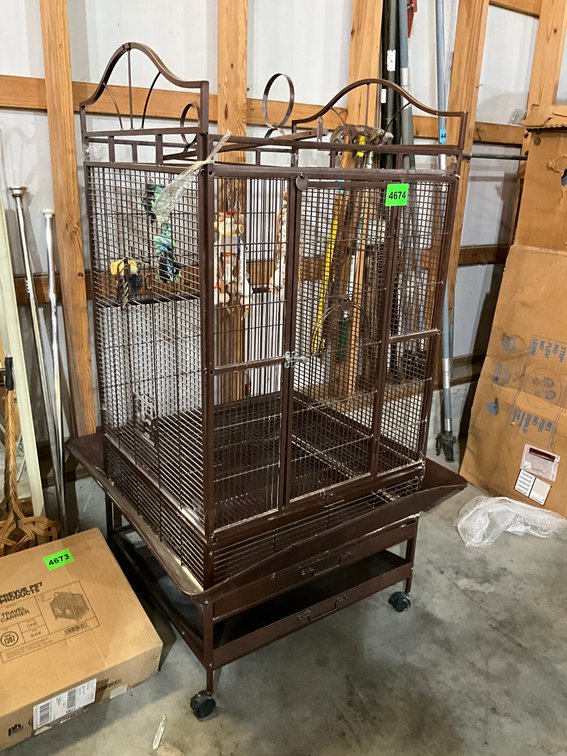 Large Metal Bird Cage 