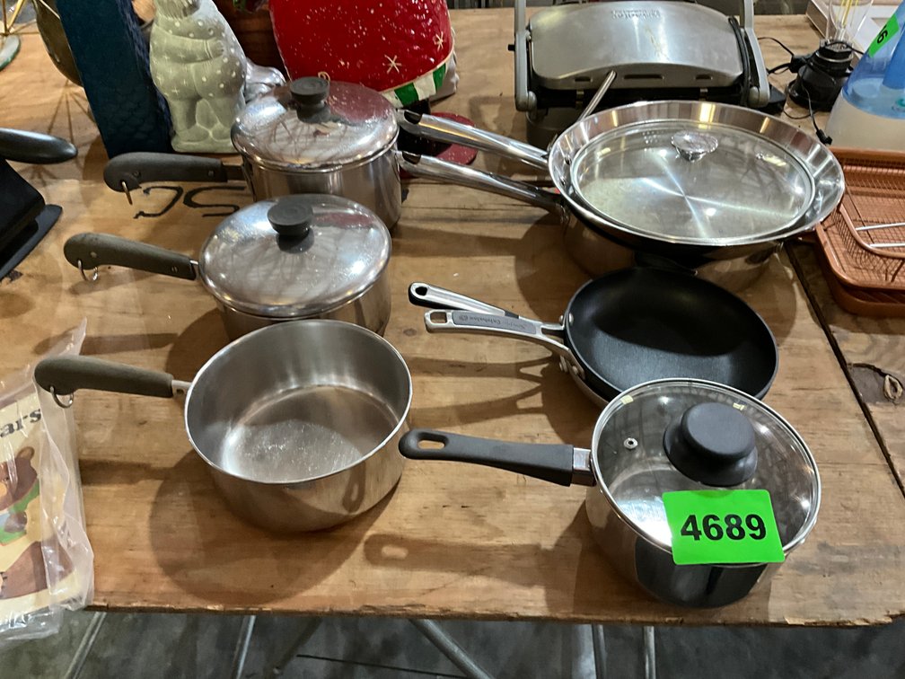 7 Asst. Pots & Pans 