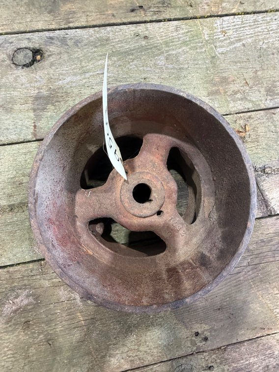 Original WC-WD-RC Allis Chalmers cast iron belt pulley.