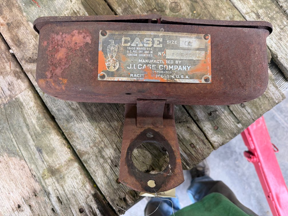 Original Case CC, C Tractor Tool Box with Serial #364905 - Location: Joel's Tractors and Auction, LLC - Strawberry Point, IA