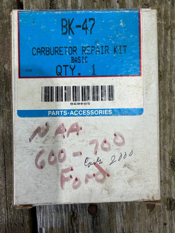 Ford NAA-600 Carburetor Repair Kit, 8N Ignition Tune-up Kit, & 8N-9N-2N PTO Coupler 1-1/8” to 1-3/8” - Location: Joel's Tractors and Auction, LLC - Strawberry Point, IA
