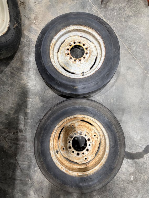 Set of Used 6-16 Tires and Rims - Location: Joel's Tractors and Auction, LLC - Strawberry Point, IA