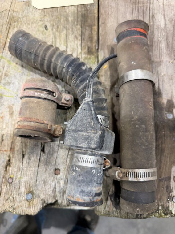 Ford 9N-8N Water Hoses and Inline Heater - Location: Joel's Tractors & Auction - Strawberry Pt, IA.