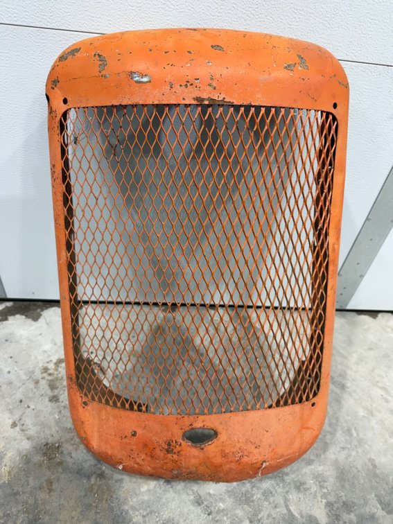 Original Allis Chalmers CA Tractor Radiator Front Grill - Location: Joel's Tractors & Auction - Strawberry Pt, IA.