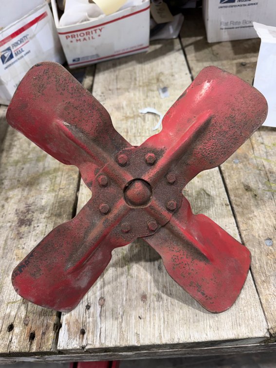 Farmall Cub-Cub Lo-Boy Engine Fan Assembly - Location: Joel's Tractors & Auction - Strawberry Pt, IA.