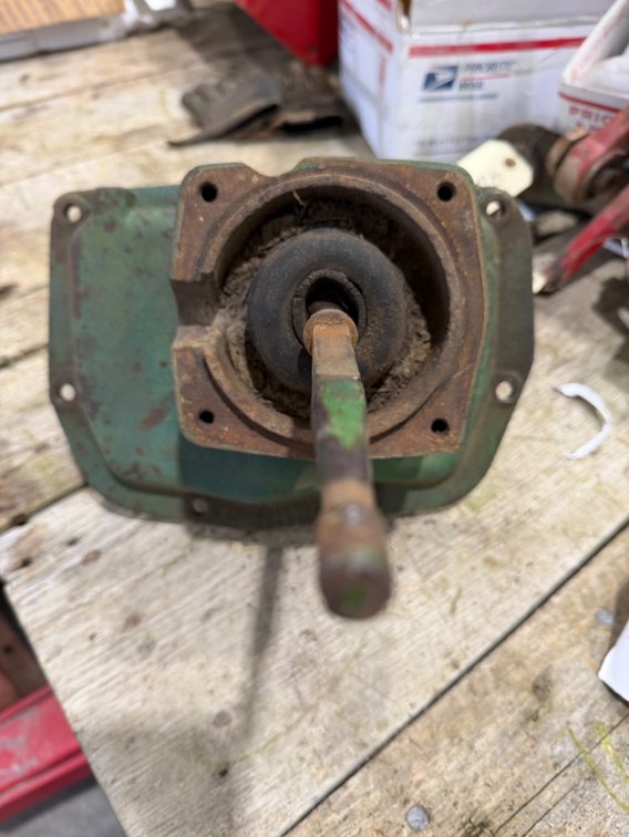 John Deere 1010 Shifting Forks and Cover -Location: Joel's Tractors & Auction - Strawberry Pt, IA.