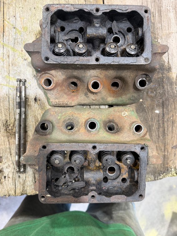 2 John Deere 70-720-730 Tractor Pony Engine Cylinder Heads - Location: Joel's Tractors & Auction - Strawberry Pt, IA.