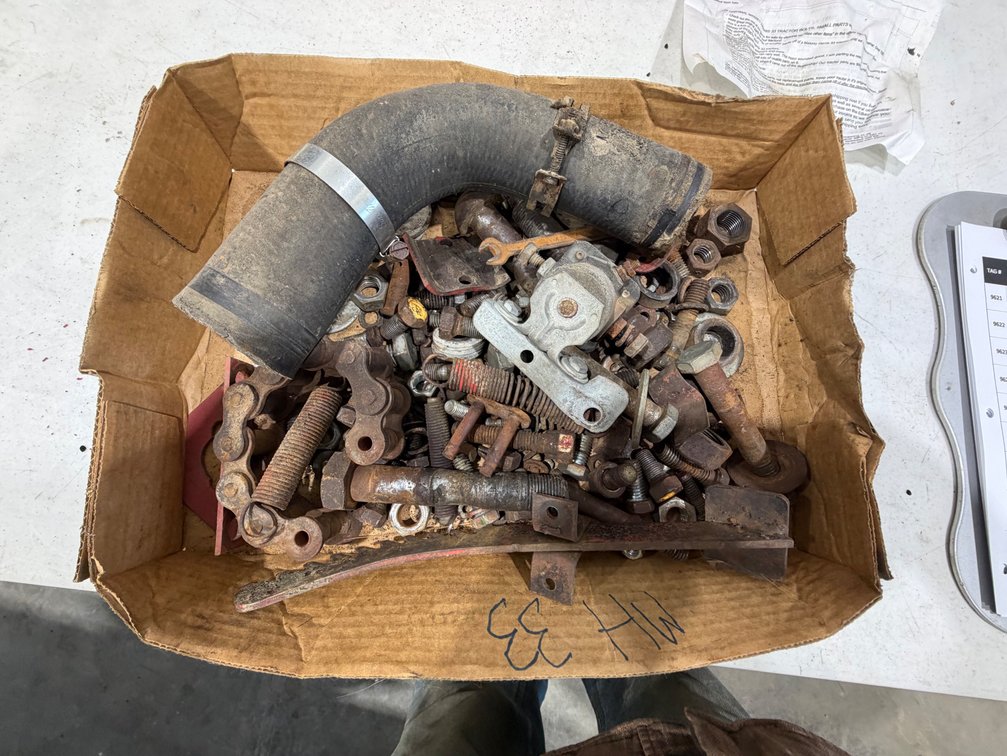 18# Original Massey Harris Tractor Bolts and Small Parts - Item Location: Joel's Tractors & Auction - Strawberry Pt, IA