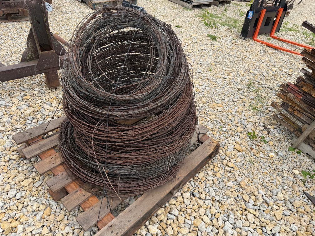 Pallet of Barbed Wire