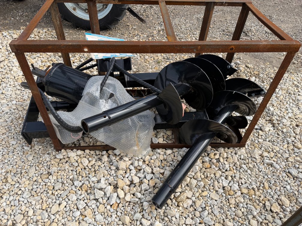 AGROTK post hole digger with three bits