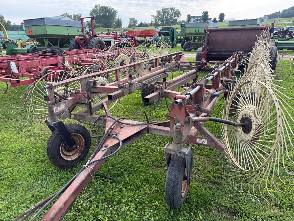 H&S 12-Wheel Rake - Item Location: Joel's Tractors and Auction - 33587 Highway 13, Strawberry Point, Iowa 52076