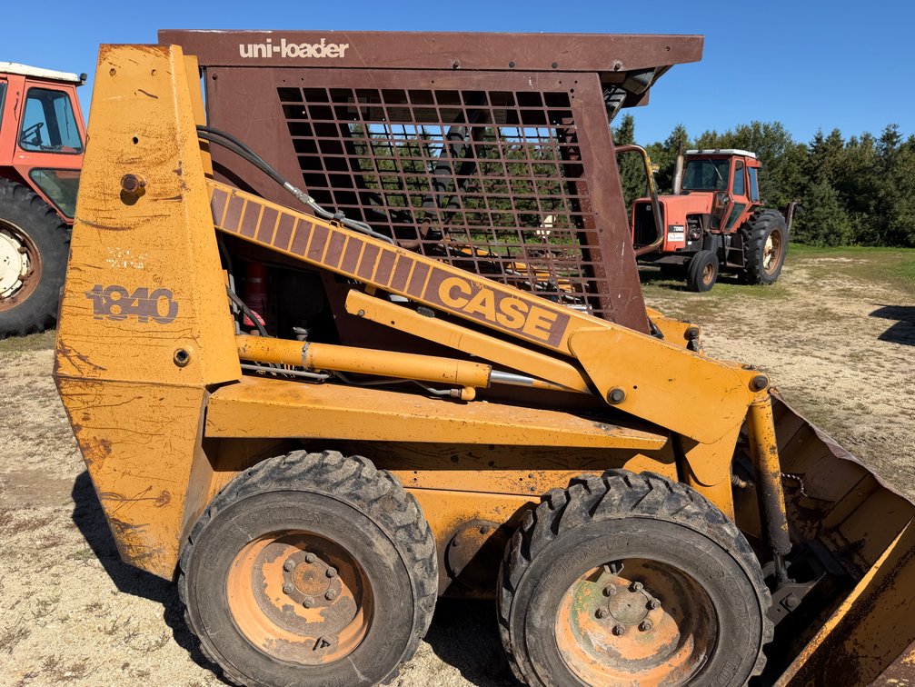 Case 1840 Skid Loader - Item Location: Outside – 7826 E Ave, Arlington, Iowa 50606