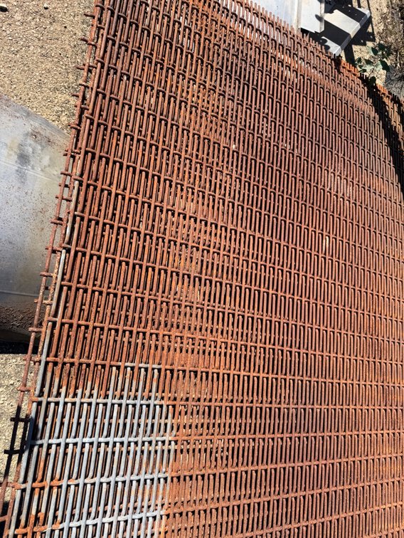 Stack of Wire Mesh Decking - Item Location: Outside – 7826 E Ave, Arlington, Iowa 50606