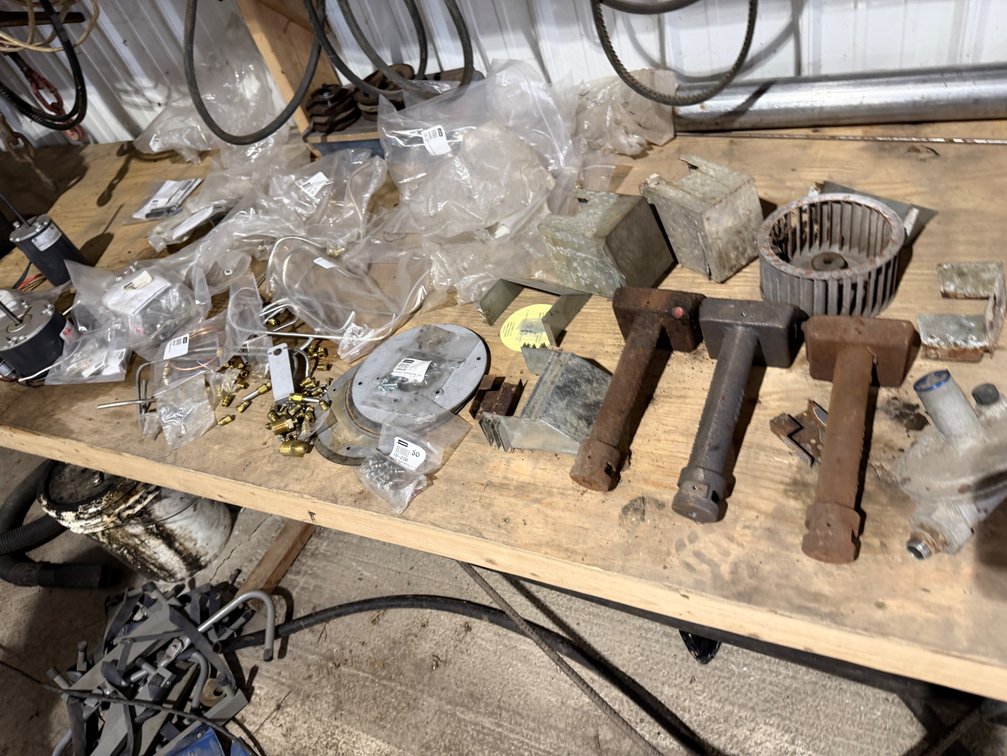 LB White Heater New Parts Lot -Lots Of New Valves - Item Location: Machine Shed – 7826 E Ave, Arlington, Iowa 50606