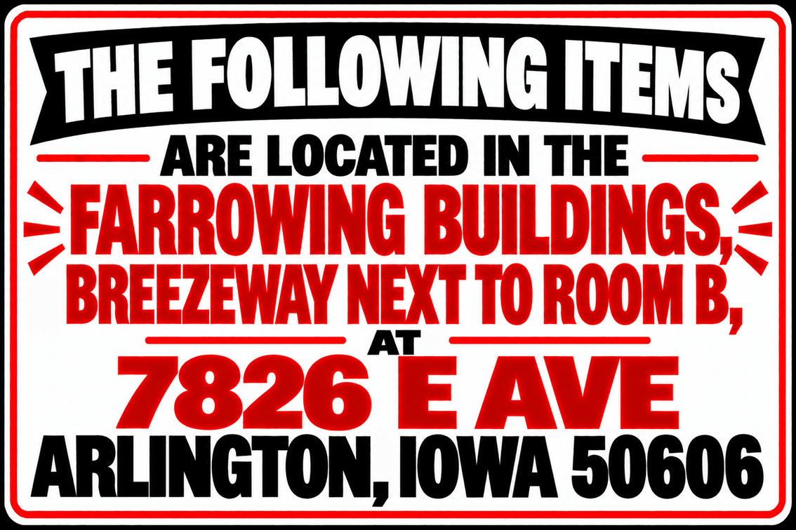 The Following Items are Located in the