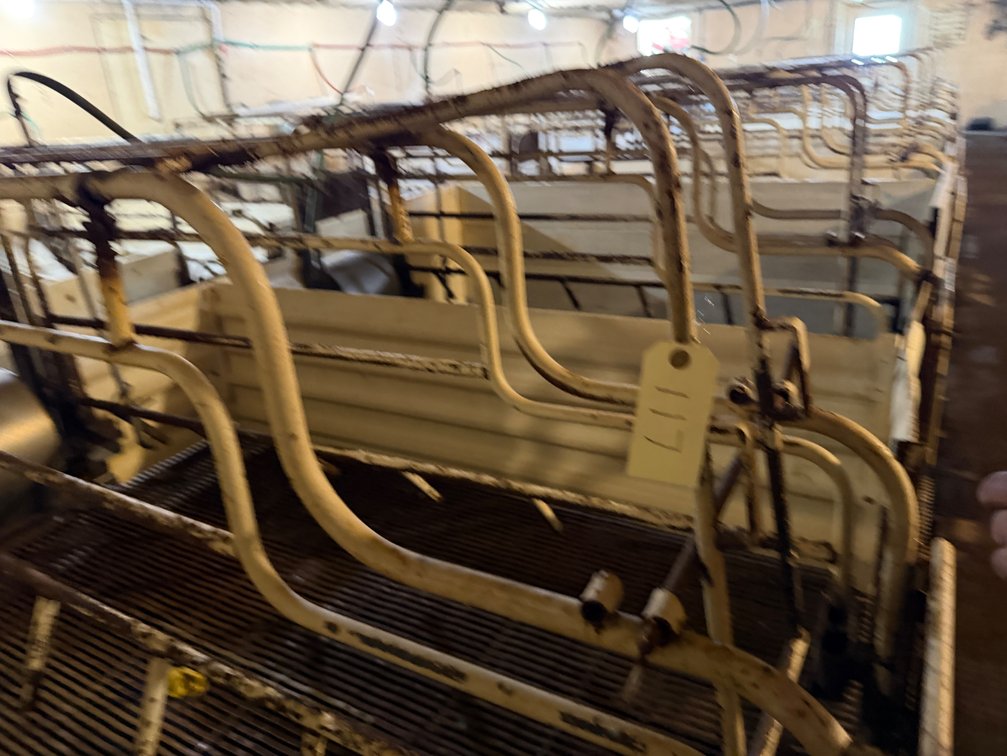 8 Crates (Middle Row) - Item Location: Farrowing Building: Room C – 7826 E Ave, Arlington, Iowa 50606