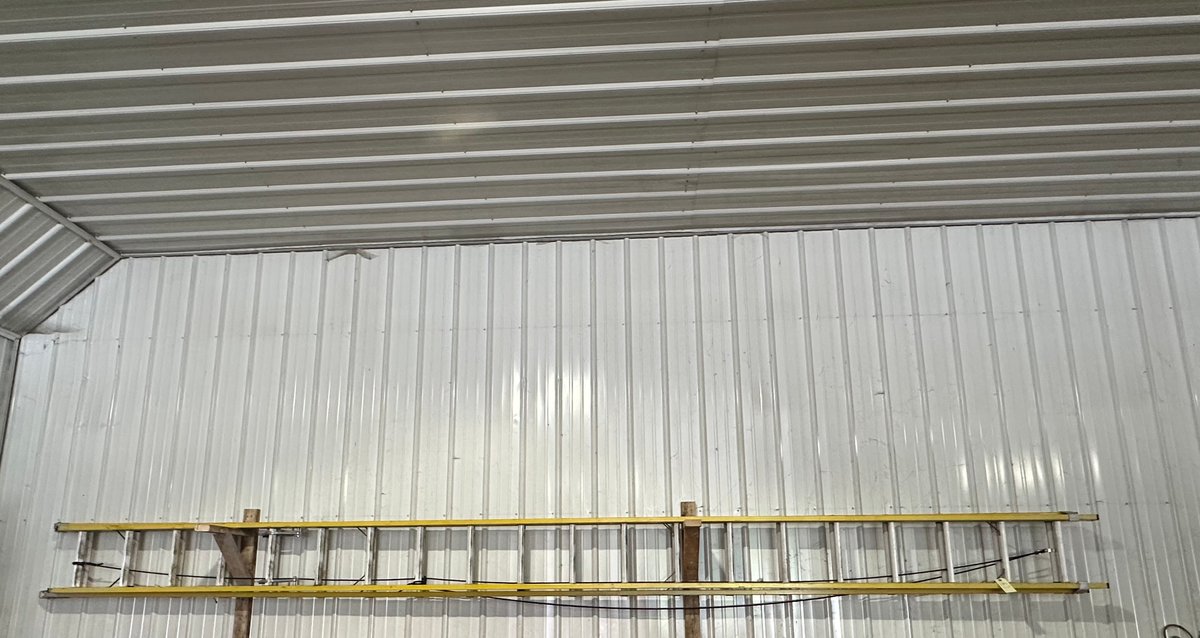 40' We Blieve Fiberglass Ladder - Item Location: Machine Shed – 7826 E Ave, Arlington, Iowa 50606
