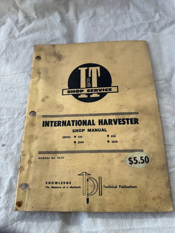International Harvester I&T Shop Service Manuals – Assortment - Item Location: Machine Shed – 7826 E Ave, Arlington, Iowa 50606