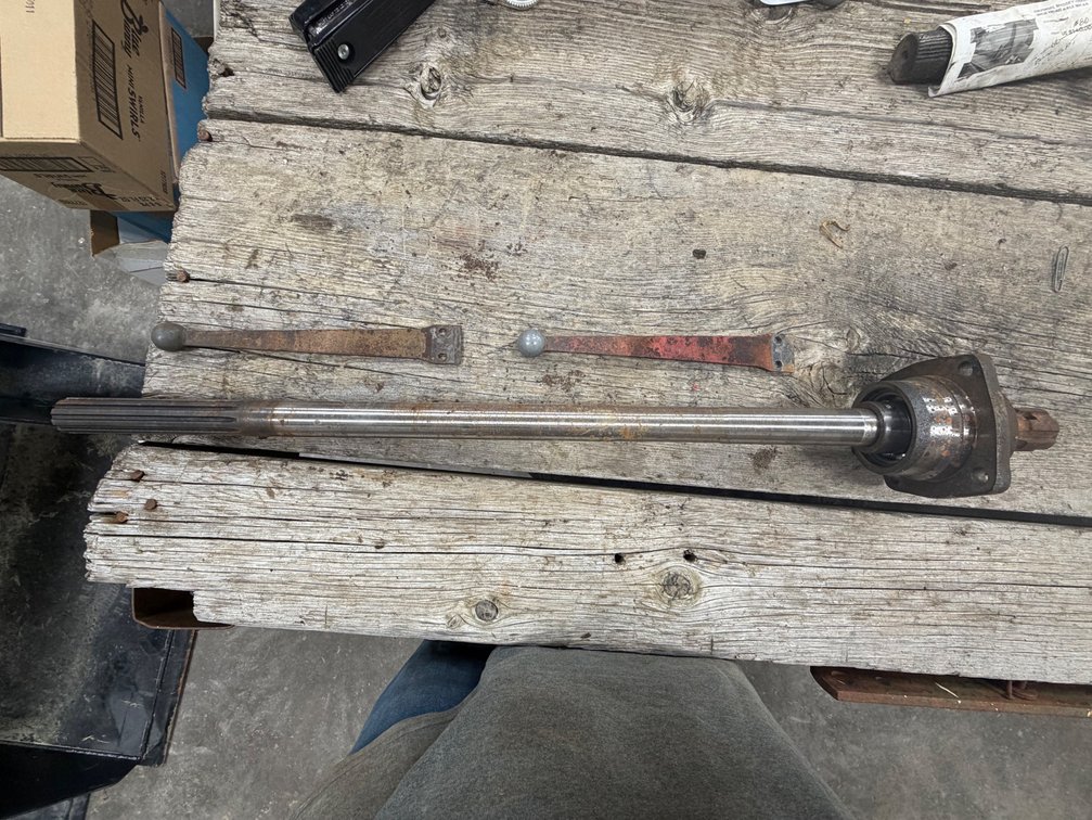 Ford 9N, 8N PTO Shaft & 2 8N Lift Handle Levers - Item Location: Joel's Tractors and Auction, LLC-33587 Hwy. 13 -Strawberry Point - IA - 52076