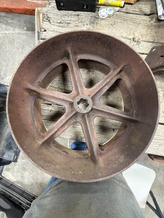 McCormick-Deering 10-20 Belt Pulley - Item Location: Joel's Tractors and Auction, LLC-33587 Hwy. 13 -Strawberry Point - IA - 52076