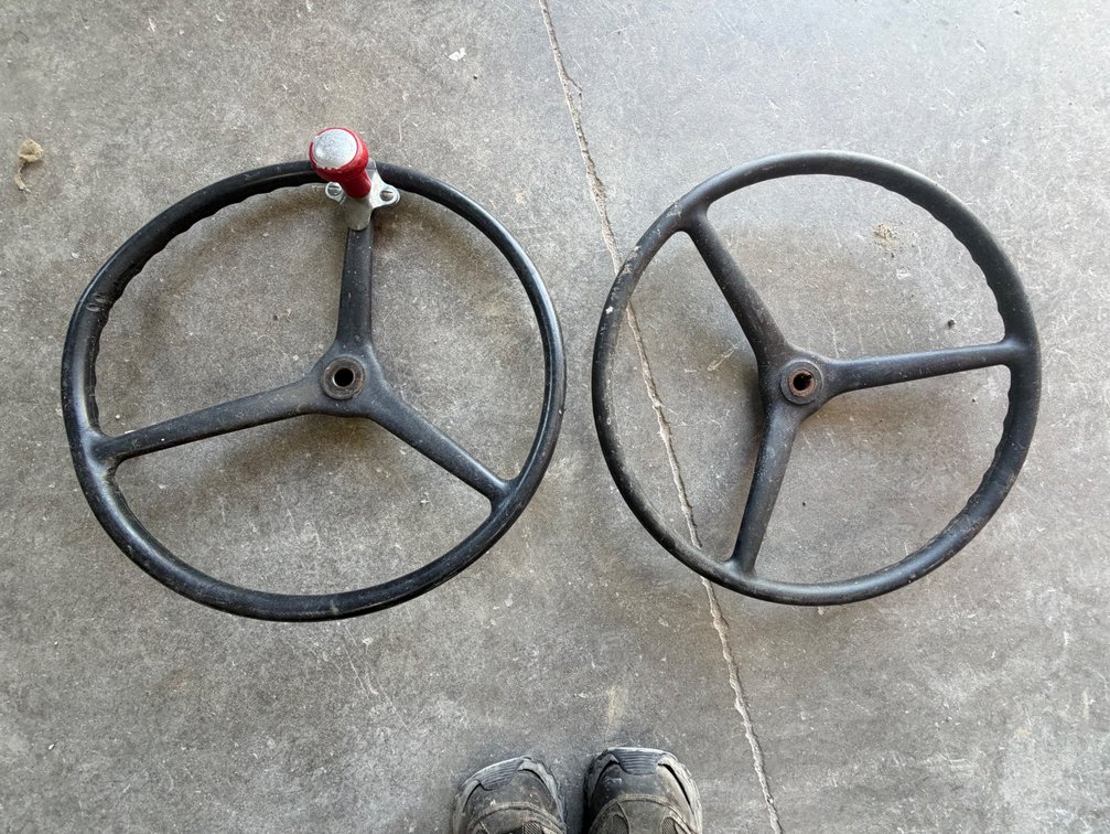 2 Ford Tractor Steering Wheels - Item Location: Joel's Tractors and Auction, LLC-33587 Hwy. 13 -Strawberry Point - IA - 52076