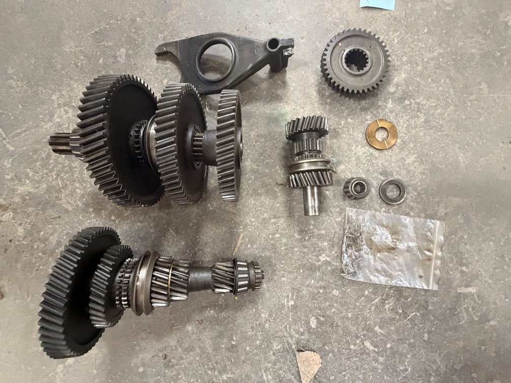 Ferguson TO20 Transmission Gears & Shifting Fork Assembly - Item Location: Joel's Tractors and Auction, LLC-33587 Hwy. 13 -Strawberry Point - IA - 52076