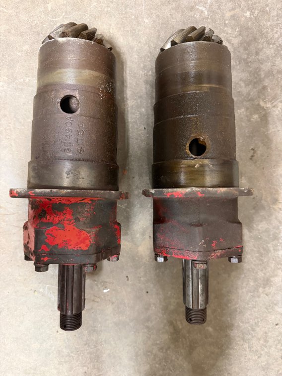 2 Original Massey Harris 33-44-333 Belt Pulley Drive Assemblies - Item Location: Joel's Tractors and Auction, LLC-33587 Hwy. 13 -Strawberry Point - IA - 52076