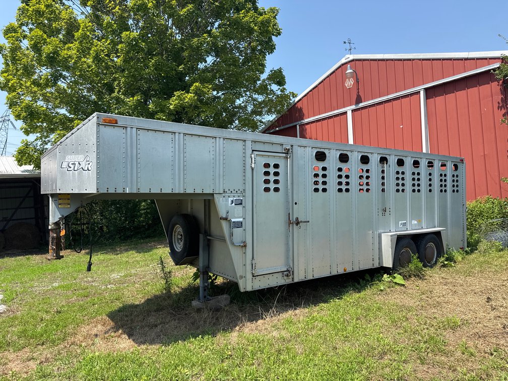 1993 Wilson Superstar 20’x7’ Aluminum Livestock Trailer