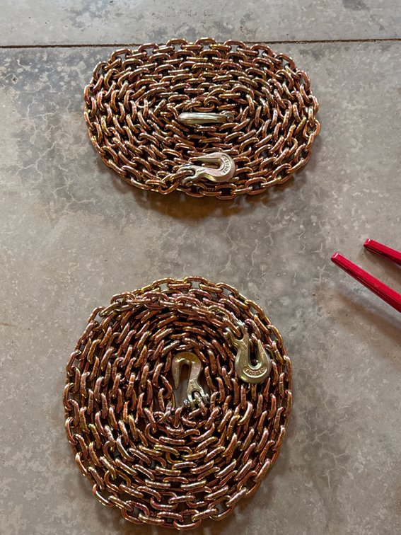 2–3/8“ x 20‘ chains