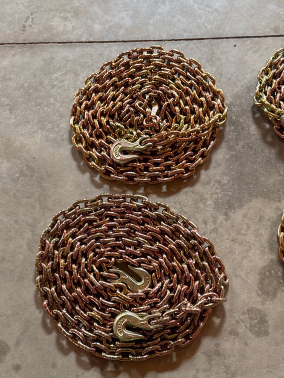 Two 3/8” x 20’ chains