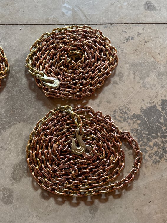 2–3/8 x 20’ chains